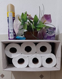 Porta papel higiênico